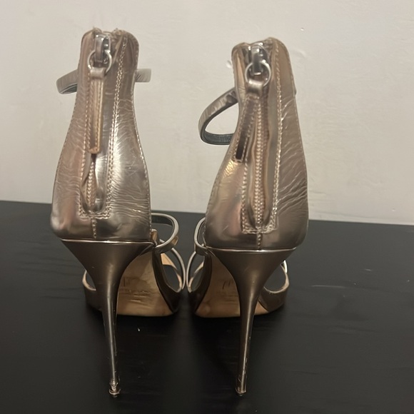Sexy Silver and Rose Gold Giuseppe Zanotti heels - Picture 4 of 6